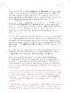 Captain Benjamin Thomas MC 